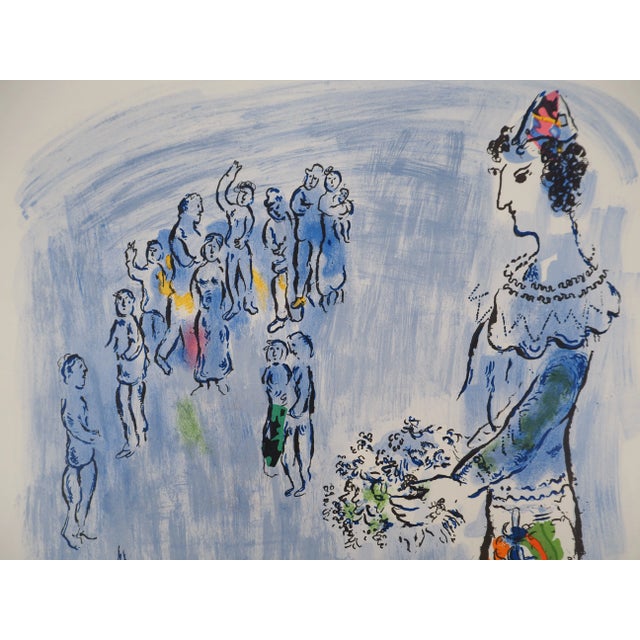 Marc Chagall, The Magician of Paris, Lithograph Poster For Sale - Image 4 of 5