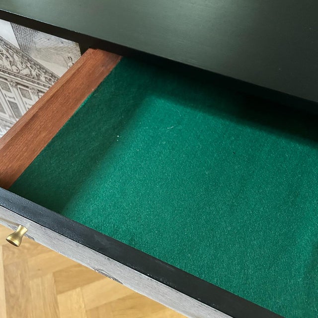 Wood Vintage Upcycled Sideboard in Wood For Sale - Image 7 of 13