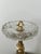 Vintage Crystal Glass and Metal Smoke Stand Floor Ashtray For Sale - Image 4 of 9