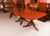 Brown Antique Regency Revival Triple Pillar Dining Table Whytock & Reid 20th Century, 1890s For Sale - Image 8 of 17