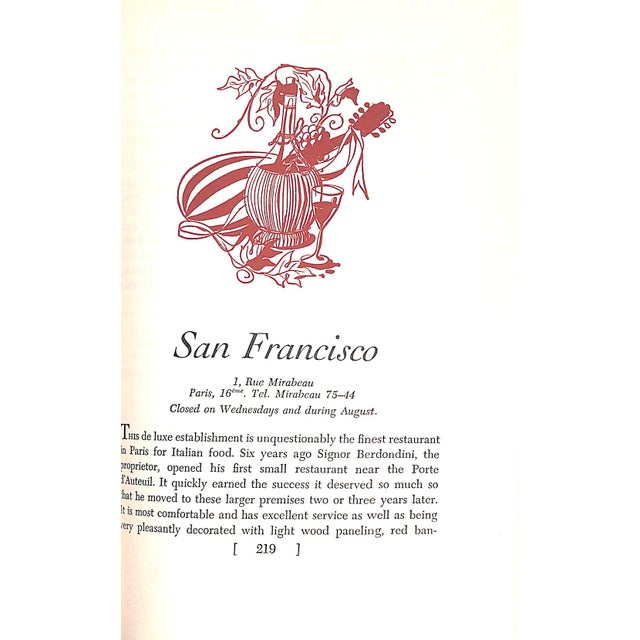 "Paris Cuisine" 1952 Beard, James A. And Watt, Alexander For Sale - Image 10 of 12