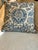 Vintage classic very rare to find Lauren Ralph Lauren Landing Damask blue Batik decorative pillow 18”x 18” reversible to...