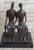 Henry Moore Mid 20th Century King and Queen by Henry Moore Abstract Surreal Man & Woman on Bench Statue Sculpture 12" x 9" For Sale - Image 4 of 10