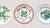 Ceramic Pink and Green Floral Chinoiserie Decorative Plates - Set of 3 For Sale - Image 7 of 11