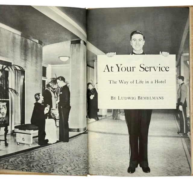 At Your Service the Way of Life in a Hotel by Ludwig Bemelmans 1941 Book For Sale - Image 4 of 10