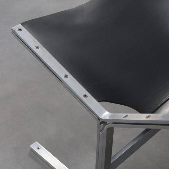 Leather Lounge Chair by Pierre Thielen for Metz & Co., Netherlands, 1960s For Sale - Image 10 of 12