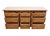 Late 20th Century Permacraft / Sanford Solid Cherry Early American Traditional 62" Triple Dresser 79-02 For Sale - Image 5 of 13