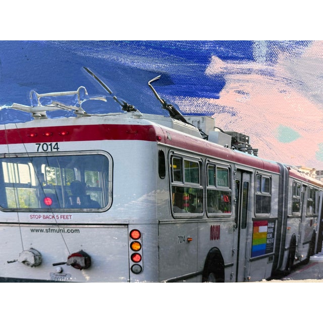 Red Circa 2007 Beth Pewther's "Revisiting Liberty; Saying Goodby" Mixed Media Artwork, Signed For Sale - Image 8 of 12