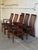 Rosewood High Back Dining Chairs Set of 6 in Style of Schou Andersen Denmark Mid-Century Modern 1960s For Sale - Image 10 of 10