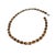 Orange Art Deco Orange Square Cut Paste Choker, 1920s For Sale - Image 8 of 10