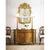 This exquisite English mirror, inspired by the craftsmanship of Grinling Gibbons, features a stunning undulating surround...