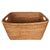 Artifacts Saboga Home Family Basket with Cutout Handle in Honey Brown For Sale - Image 13 of 13