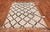Textile Nazmiyal Collection Vintage Ivory Beni Ourain Moroccan Rug For Sale - Image 7 of 7