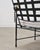 Set of Four Mario Papperzini Amalfi Iron Lounge Garden Chairs For Sale - Image 16 of 18