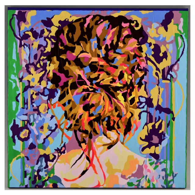 Frédérique Tristant, Femme Fatale, 2024, Mixed Media For Sale