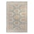 Rug & Kilim’s Oversized Distressed Rosette Rug in Beige and Blue, 12x18 For Sale