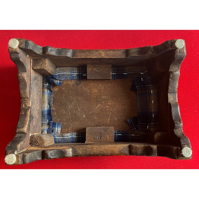 Antique 19th Century American Classical Foot Stool in Highly Figured Tiger Maple Circa 1830 For Sale - Image 18 of 18