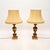 Vintage Gilt Wood Table Lamps, 1930s, Set of 2 For Sale - Image 3 of 13