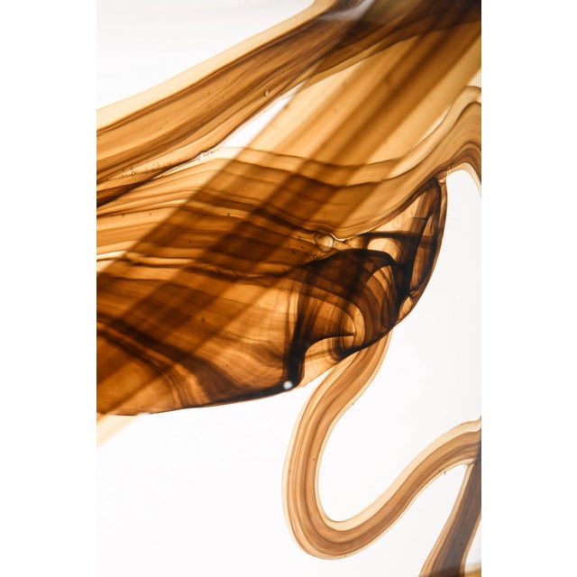 Tundra Vase in Glass attributed to Michael Bang, 1970s For Sale - Image 4 of 6