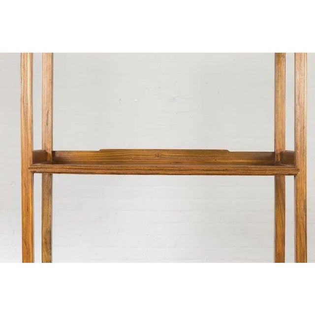 Early 20th Century Chinese Late Qing Dynasty Period Bookshelf with Classic Design & Drawers For Sale - Image 12 of 13