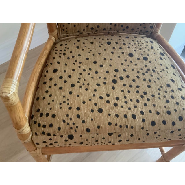 Vintage “Target” Back McQuire Side Chairs For Sale - Image 9 of 9