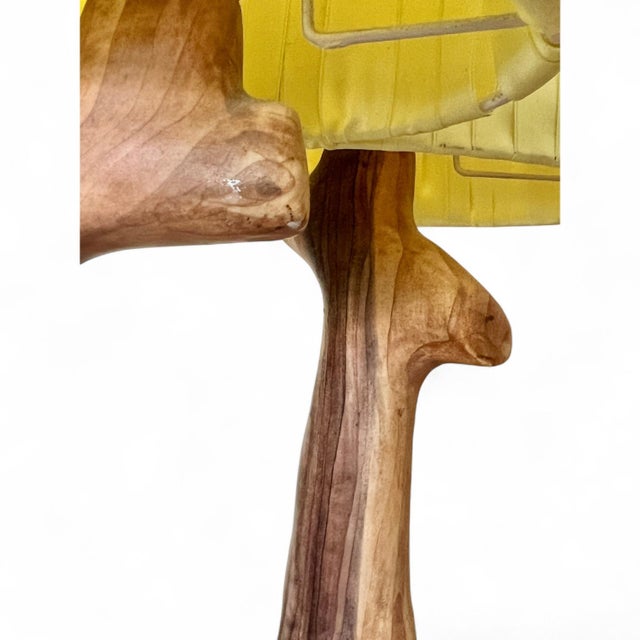 Faux-Bois Table Lamp by Grand-Jean Jourdan for Vallauris, 1950s For Sale - Image 10 of 17