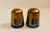 Boho Chic Early 20th Century Multicolored Salt & Pepper Shakers- a Pair For Sale - Image 3 of 6