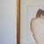 1986 Framed Seated Female Nude Oil Pastel on Paper For Sale - Image 4 of 8