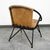 Tan Mid Century Danish Modern Side Chair Round Ole Attributed to Erik Jorgensen Tan Suede Black For Sale - Image 8 of 12