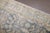 Long Hamedan Sky Blue Chartreuse Runner rug no. j5211 For Sale - Image 9 of 9