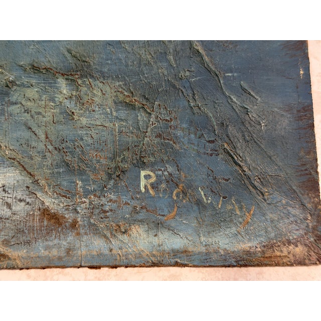 Alfred Rogoway, Figurative Composition, 1960, Oil Painting For Sale - Image 4 of 6