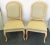 Italian Vintage Italian Wheat Sheath Chairs in the Style of Serge Roche- a Pair For Sale - Image 3 of 12