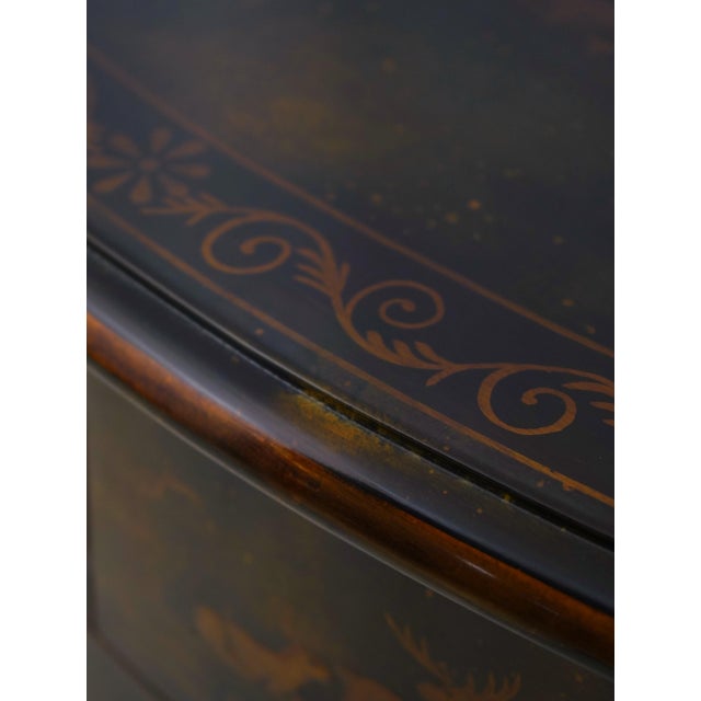 Maitland Smith Chinoiserie Bow Front Commode For Sale - Image 12 of 18