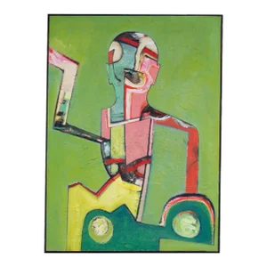 Abstract Oil on Canvas Painting by James L. Bruch