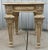 2000 - 2009 Exquisitely Carved Painted Neoclassical French End Tables With Rustic Finish - For Sale - Image 5 of 12