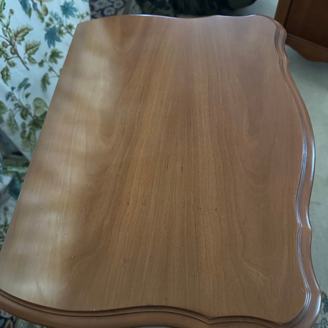 1960s Country French Cherry Nightstands – A Pair For Sale - Image 11 of 15