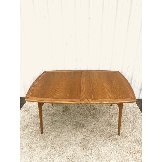 Mid Century Modern Solid Wood Dining Table | Chairish