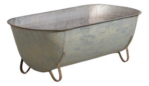 Antique Zinc Tub, 1900s