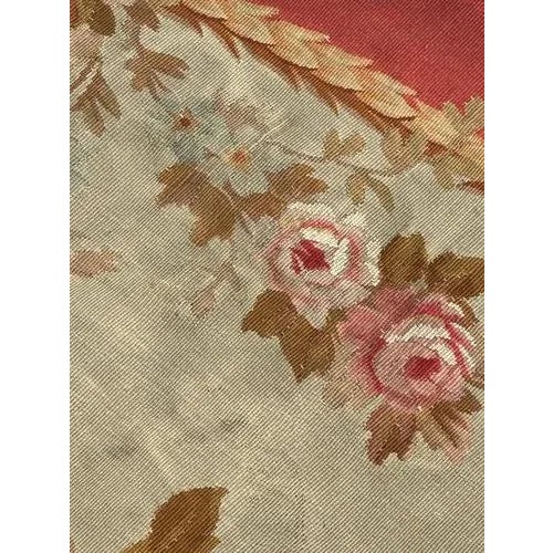 Tapestry Sofa Cover from Aubusson, 19th Century For Sale - Image 9 of 18