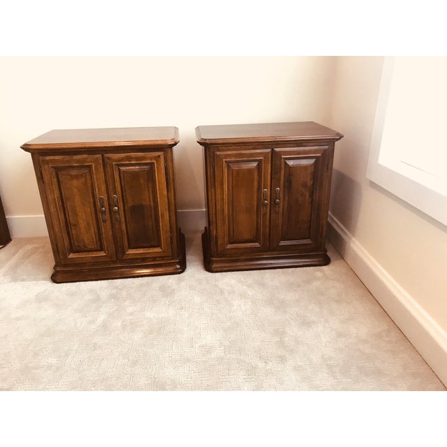 Ethan Allen Classic Manor Night Tables a Pair Chairish