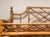 Wood 1980s Brighton Pavilion Chinese Chippendale Style Bamboo Caned Étagère/Display For Sale - Image 7 of 9