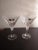 Art Deco Vintage Bohemia Czech Republic Crystal Decanter With 2 Wine Glasses- 3 Pieces For Sale - Image 3 of 9