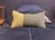 Mid-Century Modern Dapple Pieced Linen Accent Pillow For Sale - Image 3 of 4