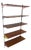 Italian Walnut Bookcase, 1960s For Sale