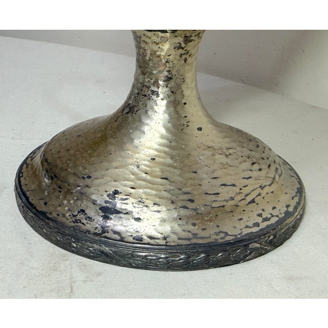 Large Antique 1927 Silver Plate 25th Anniversary Presentation Trophy Award For Sale - Image 10 of 14