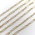 Late 19th Century Victorian 14k Gold 28.5” Paperclip Link Variation Chain For Sale - Image 4 of 7
