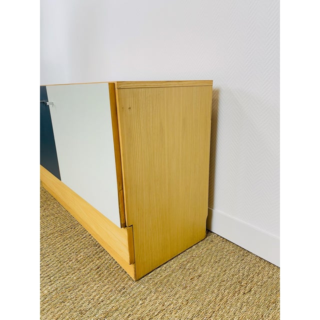 Wood Vintage Sideboard in Ash Wood by Jean Prouvé, 1960s For Sale - Image 7 of 11
