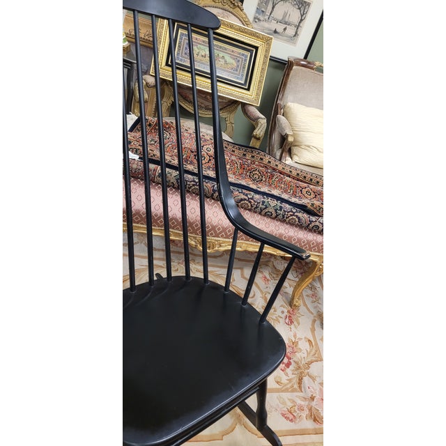 1960s Grandessa MCM Rocking Chair Attributed to Lena Larsson Design For Sale - Image 9 of 9