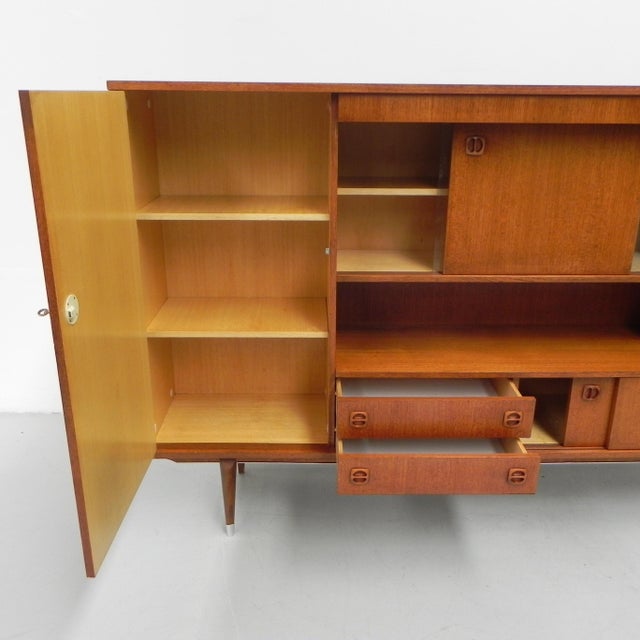 Long Vintage Highboard, 1960s For Sale - Image 13 of 18