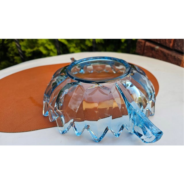 Art Deco Blue Brockwitz Serving Platter, 1930s For Sale - Image 3 of 6